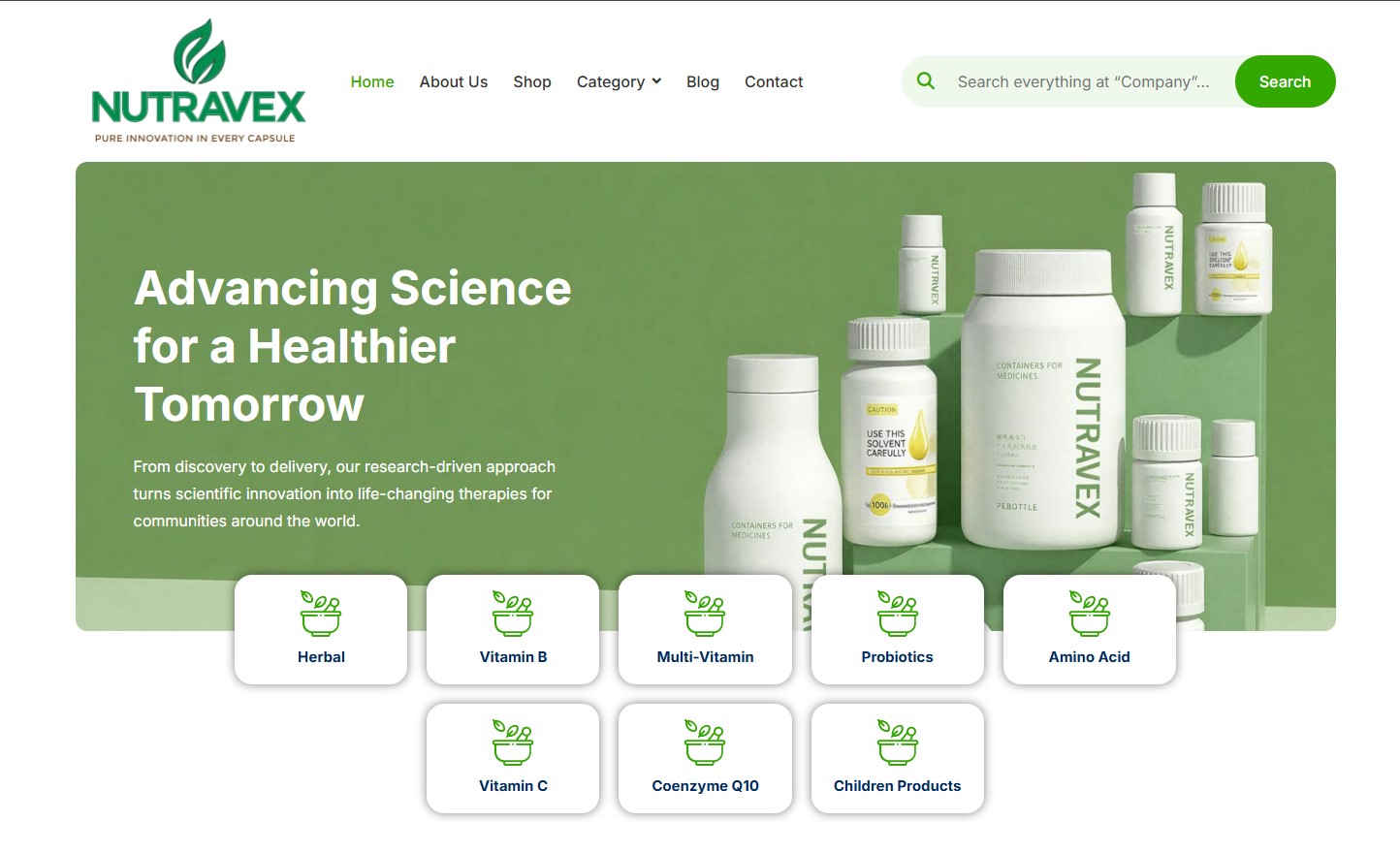 Nutravex Digital Ecosystem